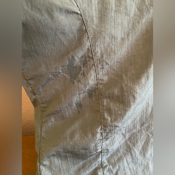 Gray Women’s Dog Grooming Smock Top Button Kimono-style - Picture 4 of 5